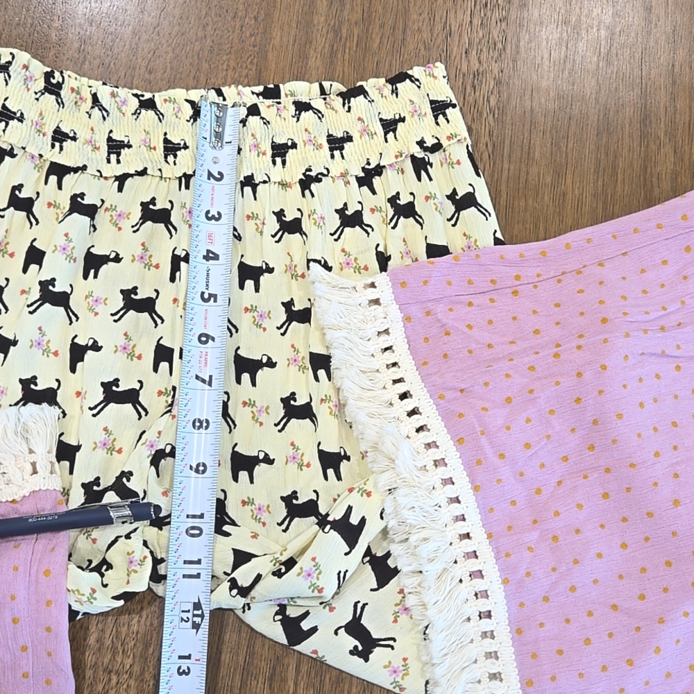 NATURAL LIFE Black and Pink Patterned Pajama Pants - Picture 6 of 14